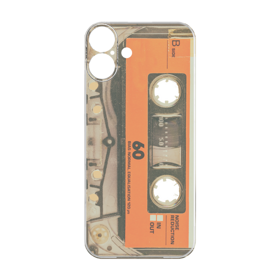 プレミアムパネル［ RETORO CASSETTE TAPE - Skeleton Orange ］