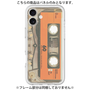 プレミアムパネル［ RETORO CASSETTE TAPE - Skeleton Orange ］