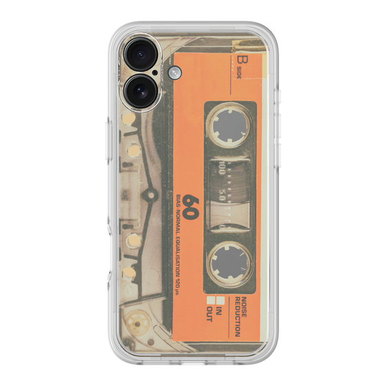 プレミアムパネル［ RETORO CASSETTE TAPE - Skeleton Orange ］