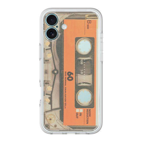 プレミアムパネル［ RETORO CASSETTE TAPE - Skeleton Orange ］