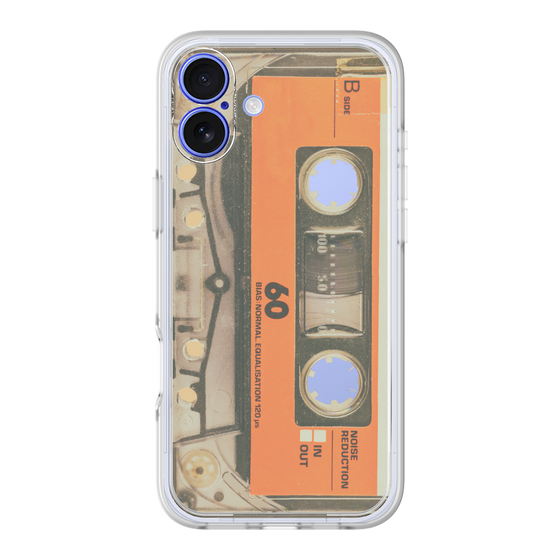 プレミアムパネル［ RETORO CASSETTE TAPE - Skeleton Orange ］