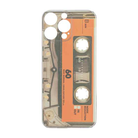 プレミアムパネル［ RETORO CASSETTE TAPE - Skeleton Orange ］
