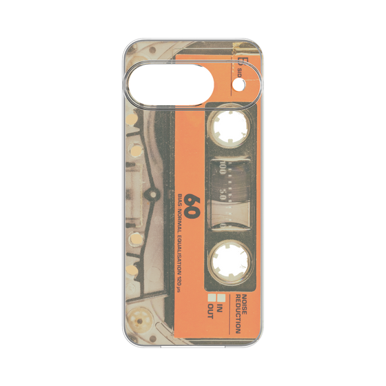 プレミアムパネル［ RETORO CASSETTE TAPE - Skeleton Orange ］