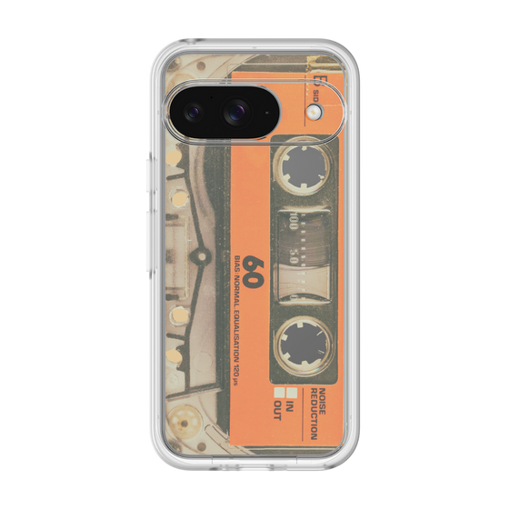 プレミアムパネル［ RETORO CASSETTE TAPE - Skeleton Orange ］