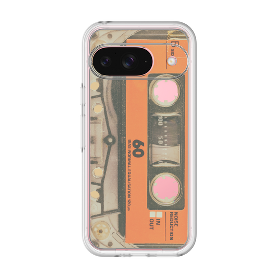 プレミアムパネル［ RETORO CASSETTE TAPE - Skeleton Orange ］