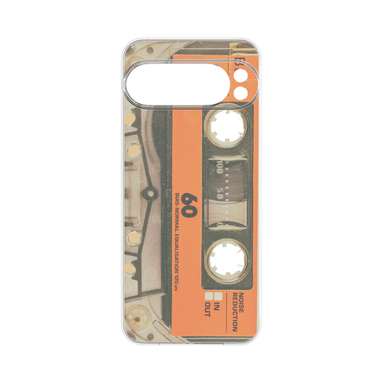 プレミアムパネル［ RETORO CASSETTE TAPE - Skeleton Orange ］