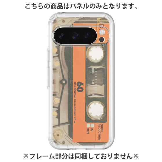 プレミアムパネル［ RETORO CASSETTE TAPE - Skeleton Orange ］