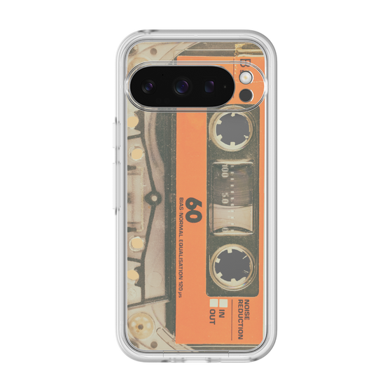 プレミアムパネル［ RETORO CASSETTE TAPE - Skeleton Orange ］