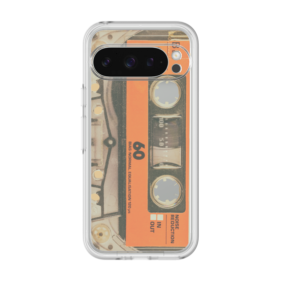 プレミアムパネル［ RETORO CASSETTE TAPE - Skeleton Orange ］