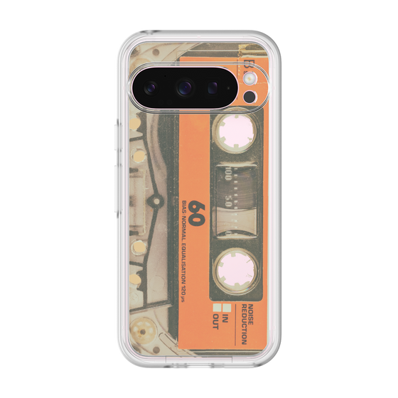 プレミアムパネル［ RETORO CASSETTE TAPE - Skeleton Orange ］