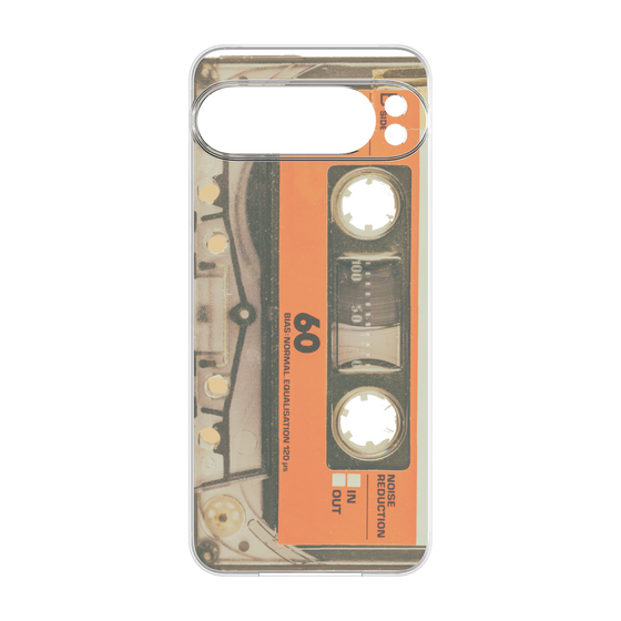 プレミアムパネル［ RETORO CASSETTE TAPE - Skeleton Orange ］