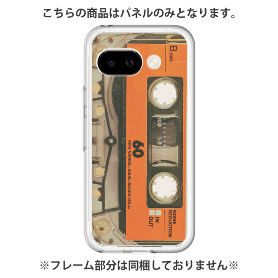 プレミアムパネル［ RETORO CASSETTE TAPE - Skeleton Orange ］