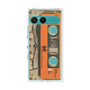 プレミアムパネル［ RETORO CASSETTE TAPE - Skeleton Orange ］
