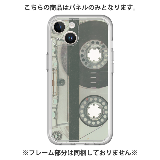プレミアムパネル［ RETORO CASSETTE TAPE - Skeleton Blue ］