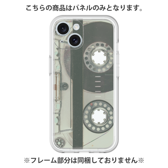 プレミアムパネル［ RETORO CASSETTE TAPE - Skeleton Blue ］