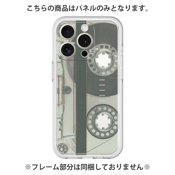プレミアムパネル［ RETORO CASSETTE TAPE - Skeleton Blue ］