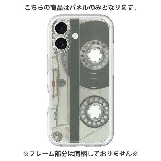 プレミアムパネル［ RETORO CASSETTE TAPE - Skeleton Blue ］