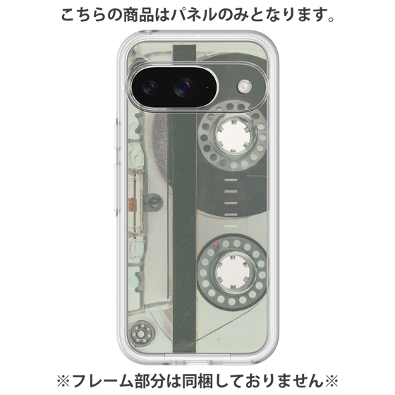 プレミアムパネル［ RETORO CASSETTE TAPE - Skeleton Blue ］