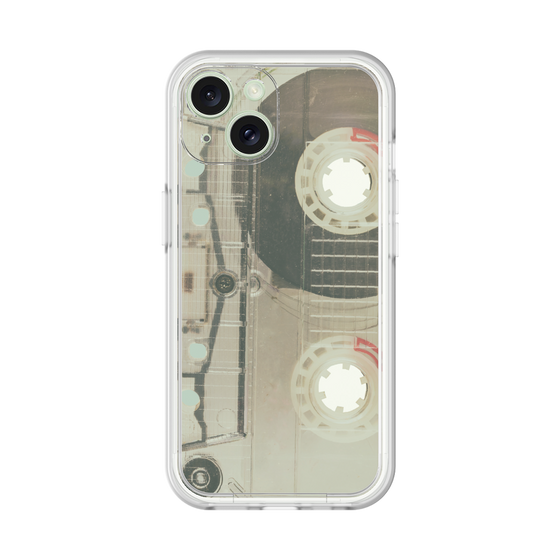 プレミアムパネル［ RETORO CASSETTE TAPE - Skeleton Red ］