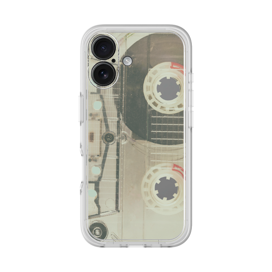 プレミアムパネル［ RETORO CASSETTE TAPE - Skeleton Red ］