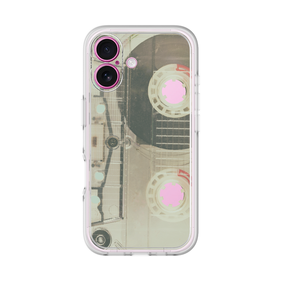 プレミアムパネル［ RETORO CASSETTE TAPE - Skeleton Red ］