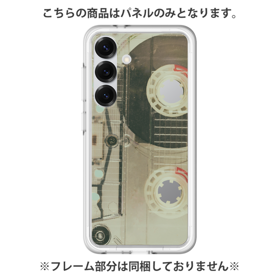 プレミアムパネル［ RETORO CASSETTE TAPE - Skeleton Red ］