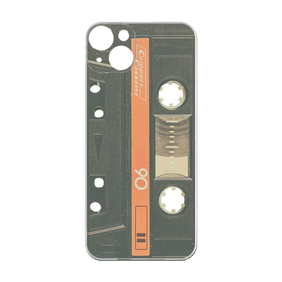 プレミアムパネル［ RETORO CASSETTE TAPE - Opacity Black ］