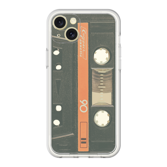 プレミアムパネル［ RETORO CASSETTE TAPE - Opacity Black ］