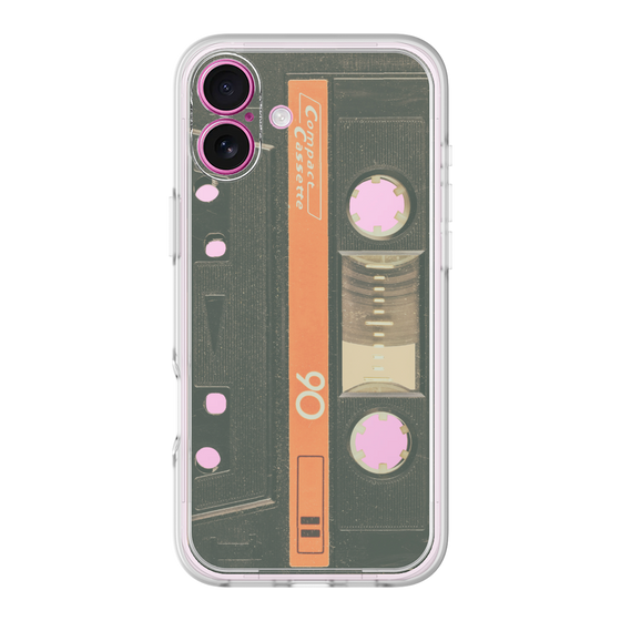プレミアムパネル［ RETORO CASSETTE TAPE - Opacity Black ］