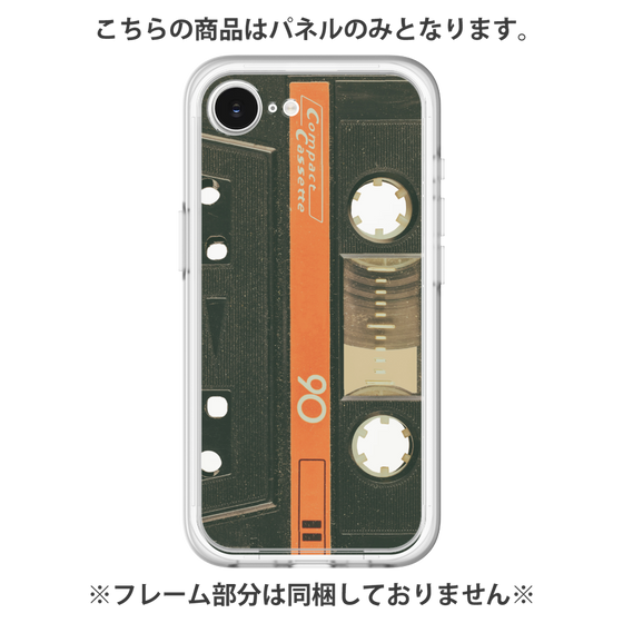プレミアムパネル［ RETORO CASSETTE TAPE - Opacity Black ］