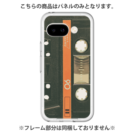 プレミアムパネル［ RETORO CASSETTE TAPE - Opacity Black ］