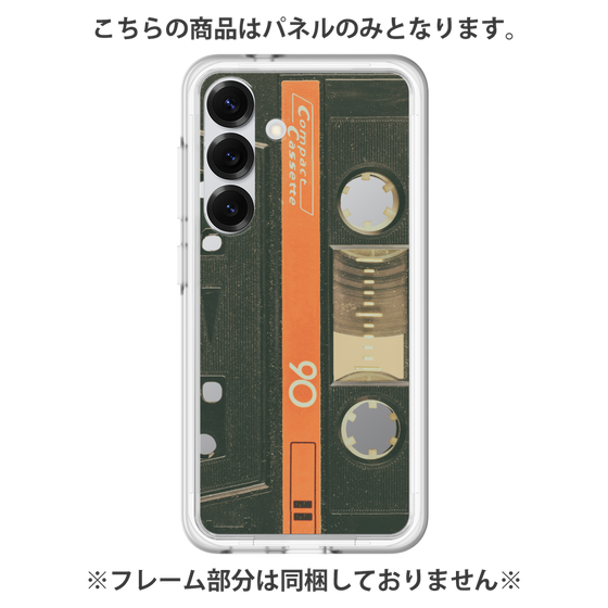 プレミアムパネル［ RETORO CASSETTE TAPE - Opacity Black ］