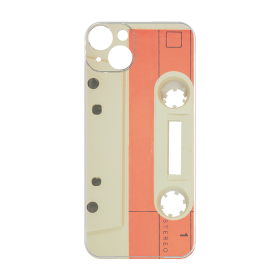 プレミアムパネル［ RETORO CASSETTE TAPE - Opacity White ］