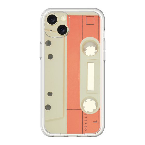 プレミアムパネル［ RETORO CASSETTE TAPE - Opacity White ］