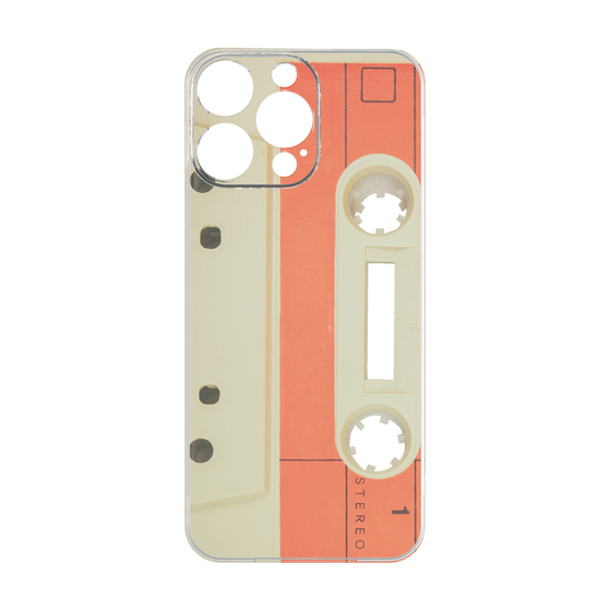 プレミアムパネル［ RETORO CASSETTE TAPE - Opacity White ］