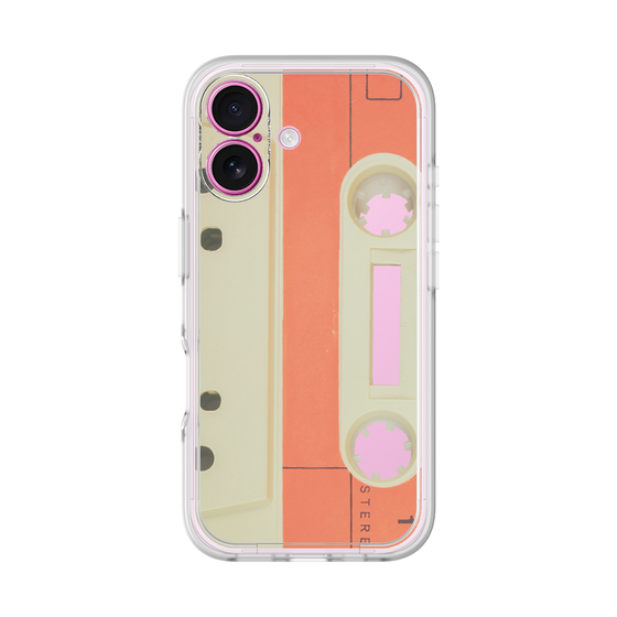 プレミアムパネル［ RETORO CASSETTE TAPE - Opacity White ］