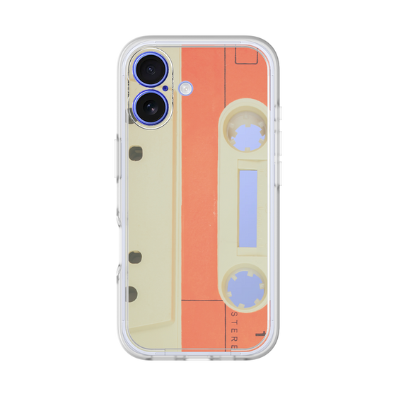 プレミアムパネル［ RETORO CASSETTE TAPE - Opacity White ］