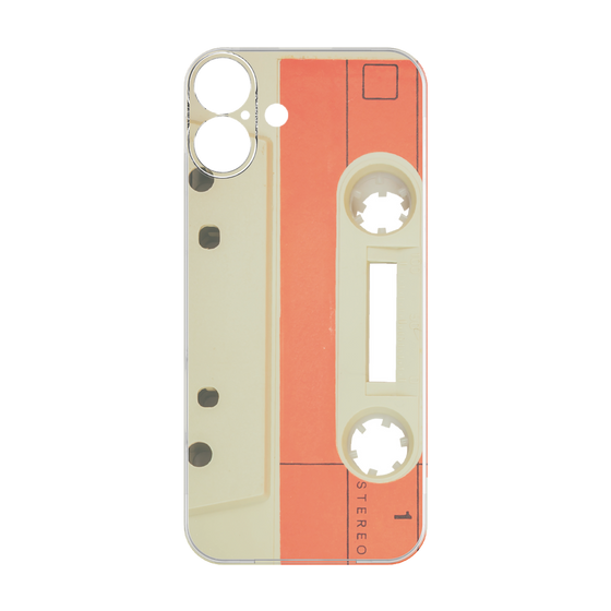 プレミアムパネル［ RETORO CASSETTE TAPE - Opacity White ］