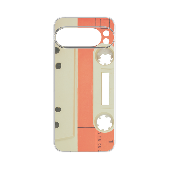プレミアムパネル［ RETORO CASSETTE TAPE - Opacity White ］