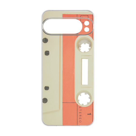 プレミアムパネル［ RETORO CASSETTE TAPE - Opacity White ］