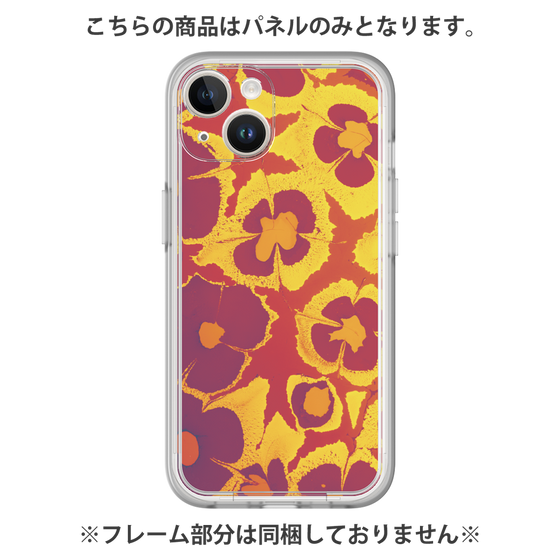 プレミアムパネル［ y2k(Year2000) - Flower - Orange purple ］
