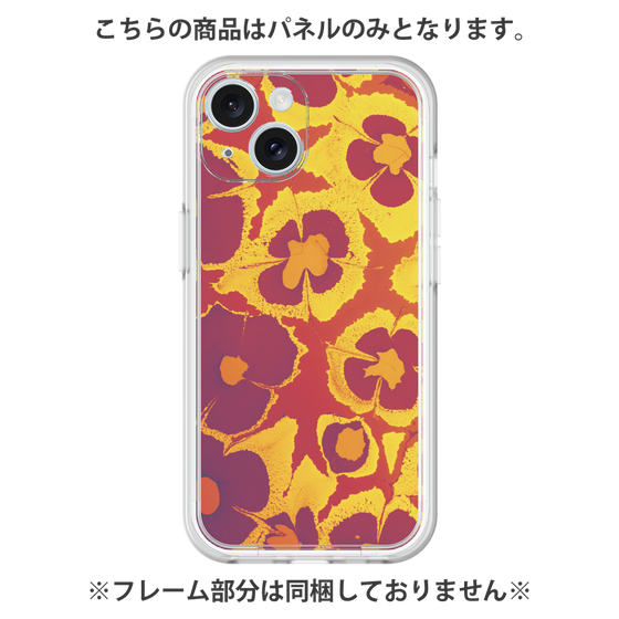 プレミアムパネル［ y2k(Year2000) - Flower - Orange purple ］