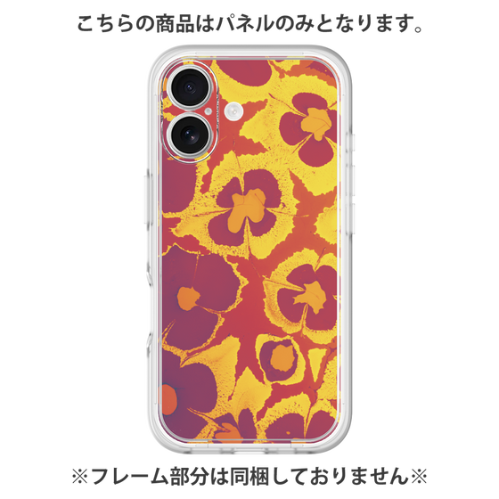 プレミアムパネル［ y2k(Year2000) - Flower - Orange purple ］