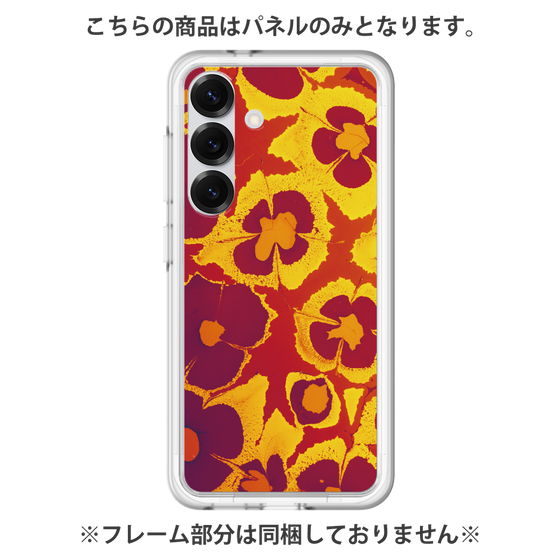 プレミアムパネル［ y2k(Year2000) - Flower - Orange purple ］