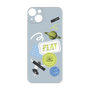 プレミアムパネル［ Playful sticker - Dusty Blue ］