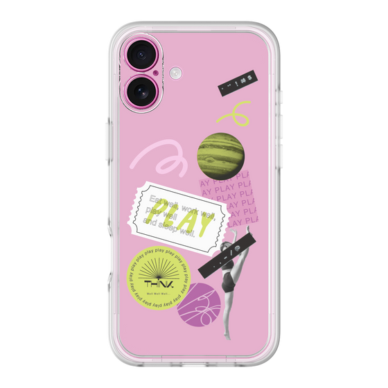 プレミアムパネル［ Playful sticker - Dusty Pink ］