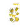 プレミアムパネル［ PAINTING SMILE Yellow ］