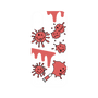 プレミアムパネル［ PAINTING SMILE Red ］