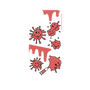 プレミアムパネル［ PAINTING SMILE Red ］