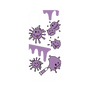 プレミアムパネル［ PAINTING SMILE Purple ］